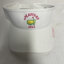 Masters American Needle Sun Visor Golf White Adjustable Made In USA Ladies