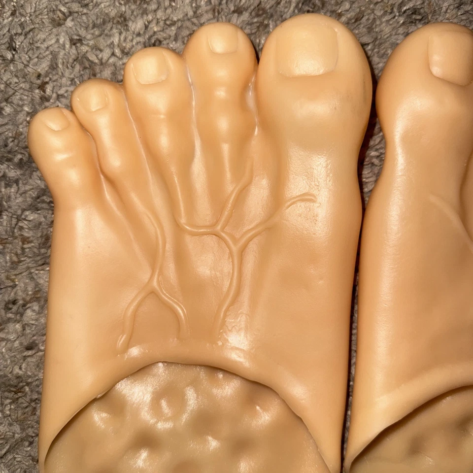 Divertido Disfraz de Hulk Descalzo Pie Grande Zapatilla Sandalia Juegos con disfraces Zapato Foto 2 de 4