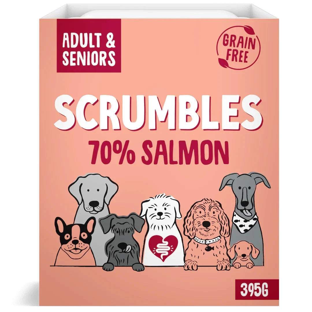 Scrumbles - Natural Wet Dog Food - Grain Free Salmon - 7 x 395g
Opens in a new window or tab