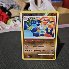 Infernape Pokemon TCG Stormfront Reverse Holo Rare Card #3/100