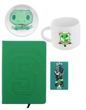 Harry Potter Casa Slytherin Set de Regalo Diario Taza Imán Oropel Bandeja