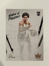 Jalen Johnson 2021-22 Court Kings - Work in Progress (RC) #23 ATLANTA HAWKS