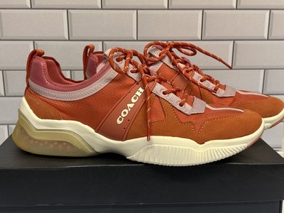 COACH Citysole Runner Sneaker Shoe-NEW- Women 10 G5046  Orange Pink 
