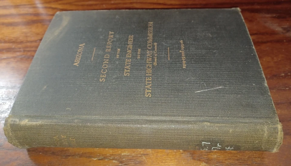 RARE: 1914-1916 Arizona State Highway Commission Engineer Report / PHOTOS HB Foto 3 de 4
