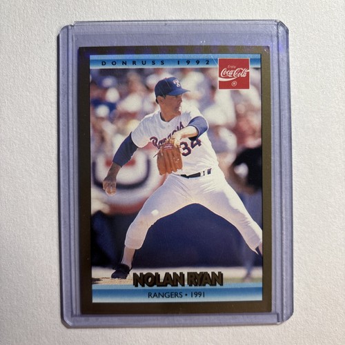 1992 Donruss Nolan Ryan 4 Card Lot Rangers And Mets - Picture 3 of 6