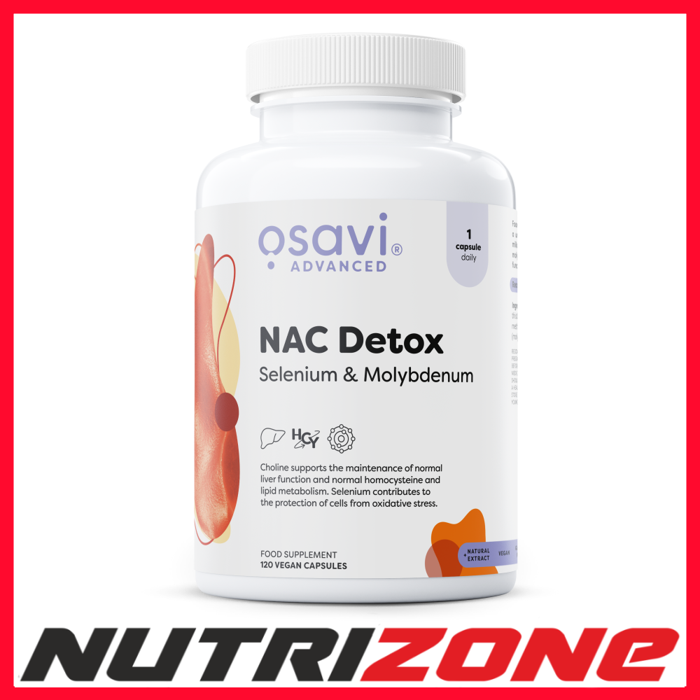 Osavi Nac Detox, Selenium & Molybdenum - 120 Vegan Caps - Image 2