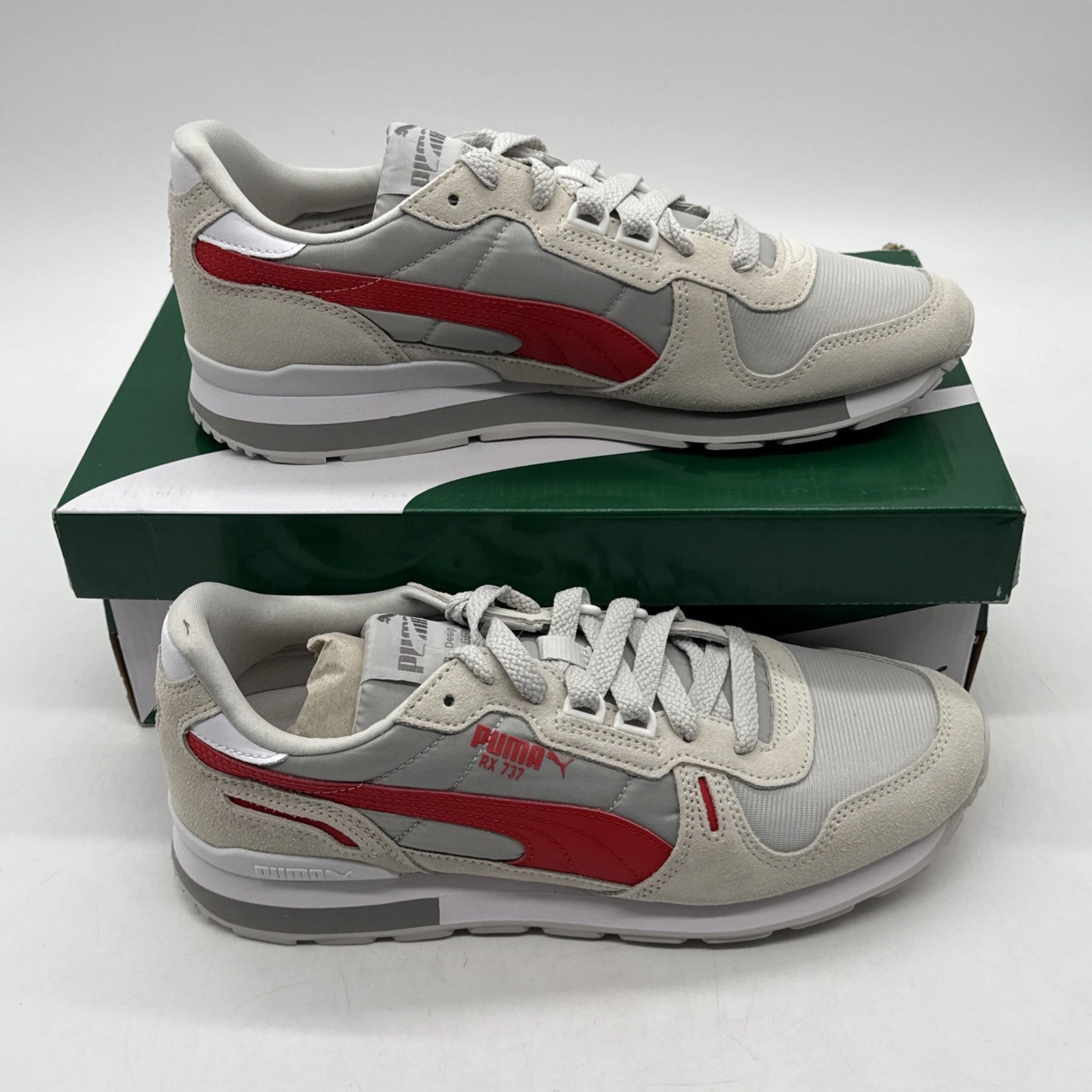 Sneaker da uomo PUMA RX 737 OG grigio ghiacciaio grigio vaporoso taglia 10 5