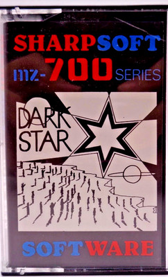 SHARP MZ-700/800 -- DARK STAR (SHARPSOFT)