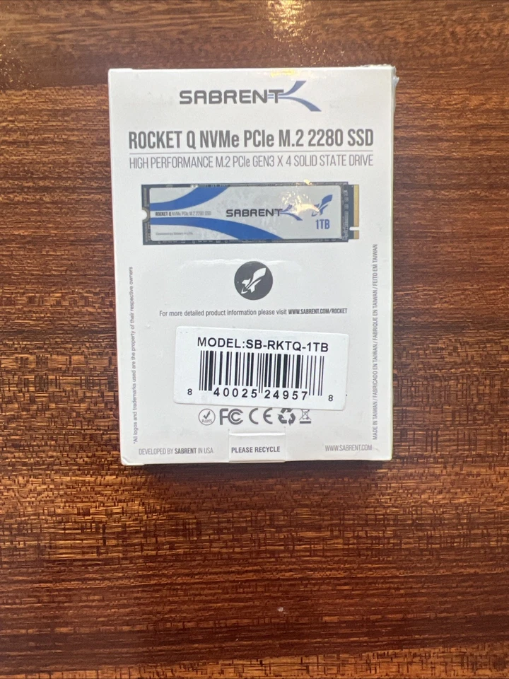 A Sabrent high-performance Gen3 x4 solid state drive. Never opened, brand new. - Image 2 of 4