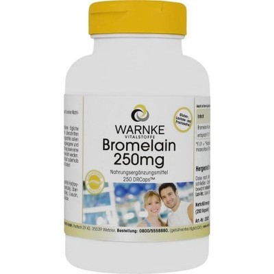 BROMELAIN 250 mg magensaftresistente Kapseln 250 St