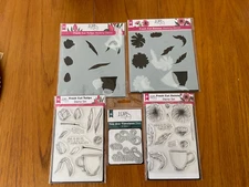 LDRS Creative Timeless Masked Petals Stamp, Stencil and Die Set