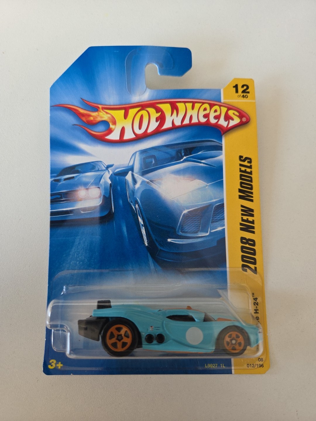 Hot Wheels 2008 Prototype H-24 12/40 Blue And Orange New In Package