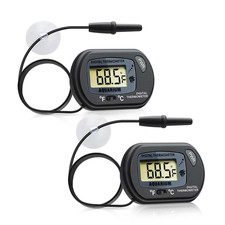 Digital Aquarium Thermometer Fish Tank Thermometer Test with Large LCD Display F