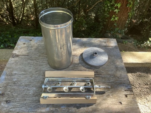 White Mountain Ice Cream Freezer Maker Canister Paddle Dasher Lid 4 Qt Parts # 1