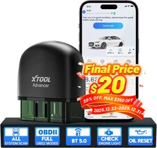 2025 XTOOL AD20 PRO OBD2 Scanner Code Reader Full System Car Diagnostic Tool
