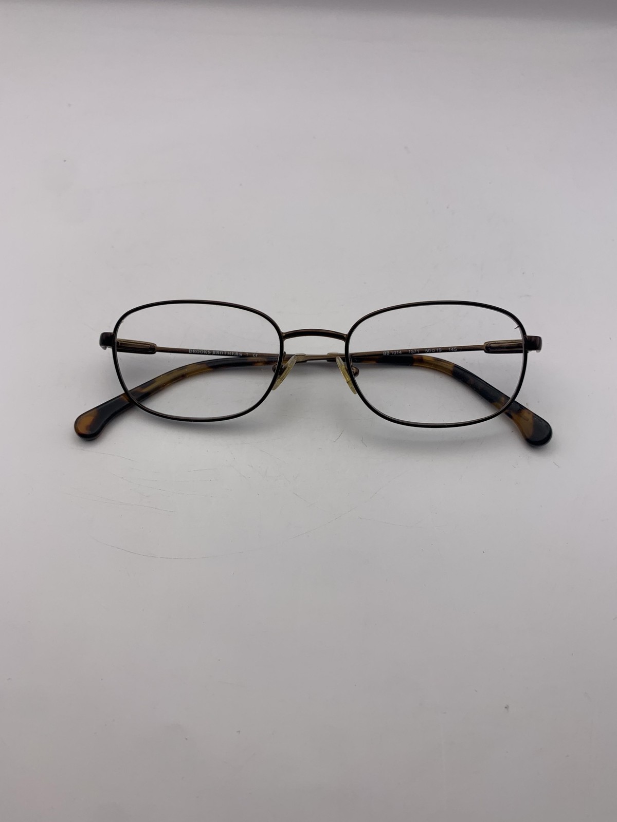 Brooks Brothers Eyeglasses BB 1014 1571 50-19-145 Brown Tortoise Frame Mens thumbnail 10
