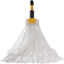 Medium Disposable Mop Pad 5 Inch Headband Cleaning Refill for Janitorial