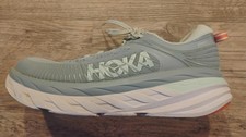 HOKA ONE ONE Women s Mesh Lace-Up Low Top Running Sneakers Gray Orange White