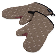 San Jamar 800FG13 BestGuard Oven Mitt With Kevlar WebGuard 33cm Tan 1 Pair