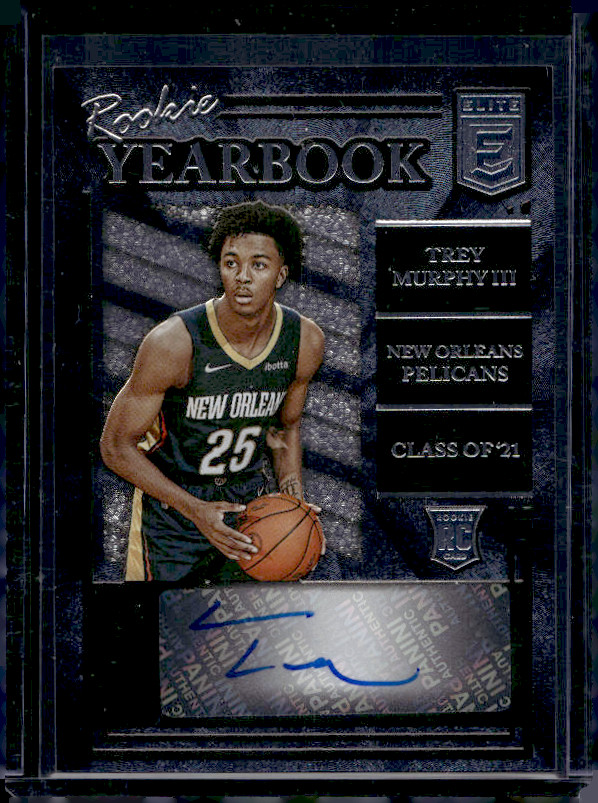 2021 Donruss Elite Yearbook Trey Murphy III ROOKIE AUTO #RY-TMU