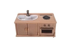 Sylvanian Families Calico Critters Furniture - Kitchen Sink Stove Top  Oven
