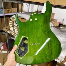 24-fret 25.5-inch neck,Basswood electric guitar body, fits green birdseye gloss