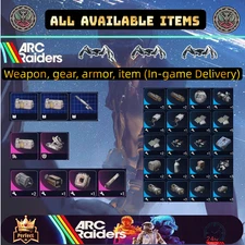😈ARC RAIDERS ✨  All Blueprints (Weapon Gun Attachment Item Mod)