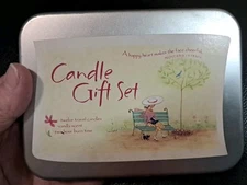 DaySpring Card Co Candle Gift Set 12 Vanilla Scent Travel Size 2 Hour Burn Time