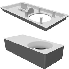 Supporto Ventola Raffreddamento per Coperchio Acquario Juwel Stampato 3D