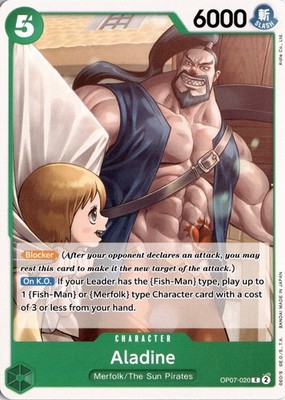 Aladine C 500 Jahre in der Zukunft OP07-020 One Piece TCG