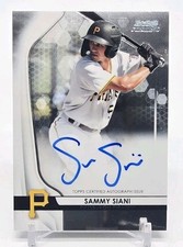 2020 Bowman Sterling SAMMY SIANI Rookie Prospect Auto Pittsburgh Pirates BSPA-SS