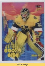 2023-24 Upper Deck Fleer Ultra Goalie City Adin Hill #G-8 READ 0h56