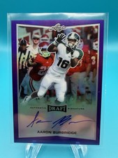 2016 Leaf Metal Draft Aaron Burbridge RC Auto Purple Prismatic /25