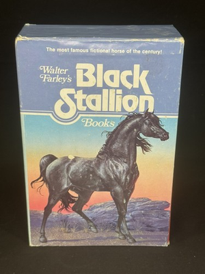 #ad #ad Vintage Walter Farley The Black Stallion Horse Books Box Set 4 Mystery $23.00