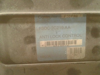 Used ABS Control Module fits: 1994 Ford Taurus ABS RH front engine compartment G