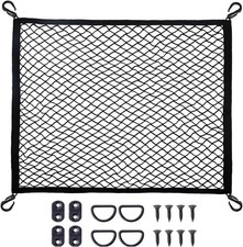 Cargo Net for SUV with Hooks, Adjustable Highly Elastic 31.5x23.6in, Black
