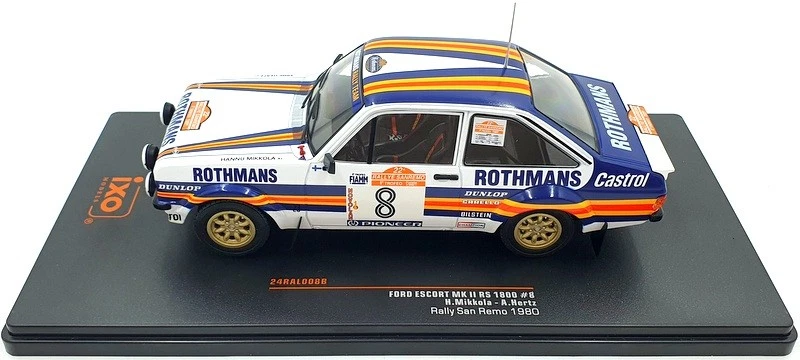 Ixo 1/24 Scale 24RAL008B - Ford Escort MK II RS1800 #8 San Remo 1980 H.Mikkola - Image 4 of 4
