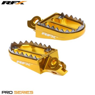 RFX Pro Series 2 Fußrasten (gelb) Suzuki RMZ250 07-09 RMZ450 05-07