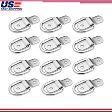 Set 12 D-ring Tie Downs Anchor 14 D-rings Lashing Ring Mounting Bracket Trailer