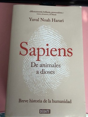 Yuval Noah Harari Sapiens: De animales a dioses Spanish Hardcover 2016