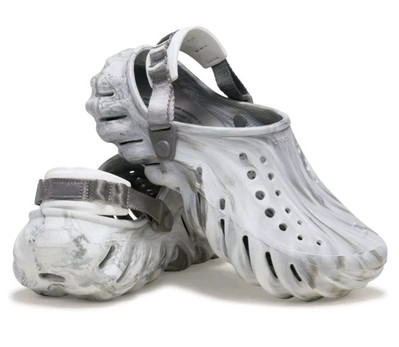 Crocs Echo Marbled Moonlight Clog Shoes Comfort Slides Womens Size 6 Mens Size 4