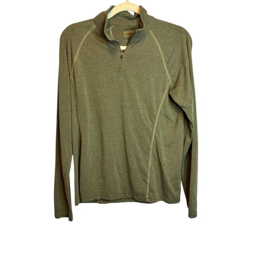 Orvis Shirt Men's Medium Long Sleeve Outdoor Hiking Green