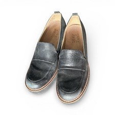 Naturalizer Women's Black Leather Loafer Slip-On Comfort Flats Size 6
