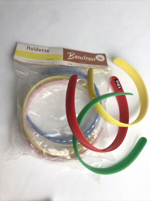 Vintage Tilton & Cook Fashion Headbands Bandeau 5 Pk  Original package + 3 extra