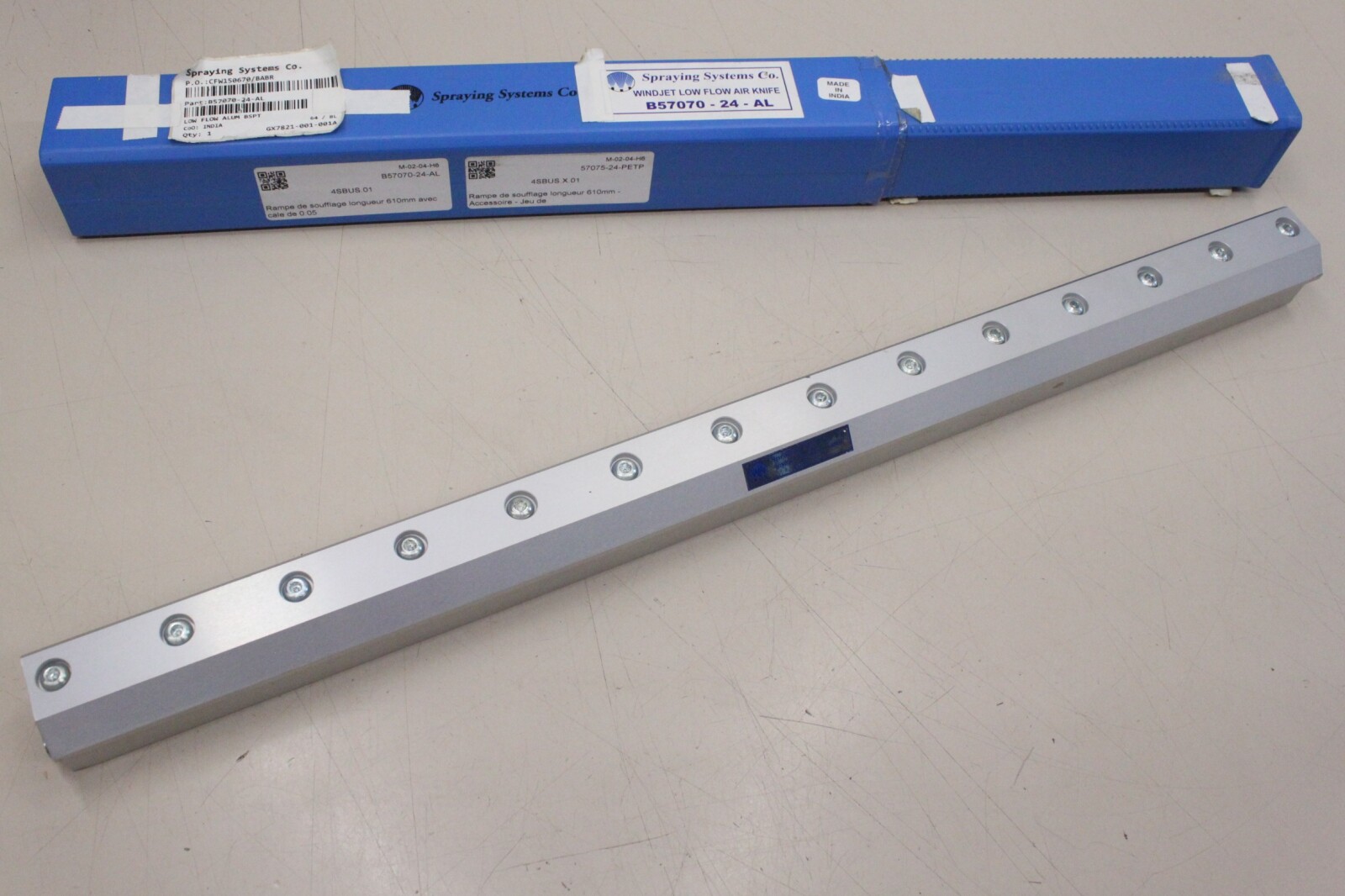 SPRAYING SYSTEM 610mm Sprühsystem Windjet Low Flow air Knive B57070-24 ...