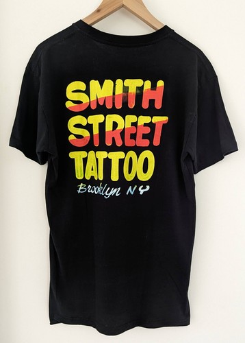 RVCA X SMITH STREET TATTOO T-SHIRT - COLLABORATION - VERY RARE TEE - SURF SKATE - Picture 6 of 6