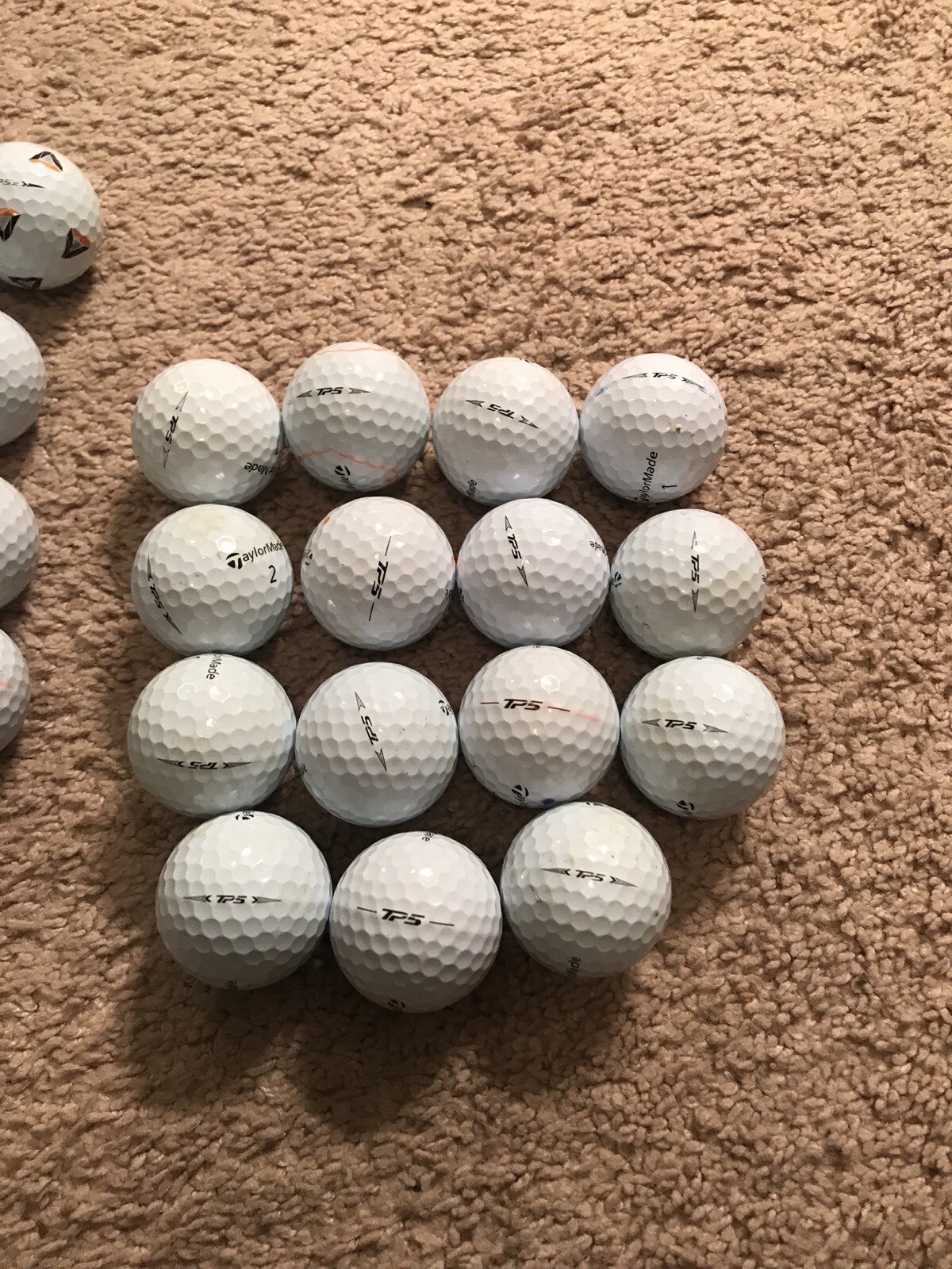 36 Taylormade TP5/TP5x Tour Golf Balls Near Mint AAA+/AAAA. very good