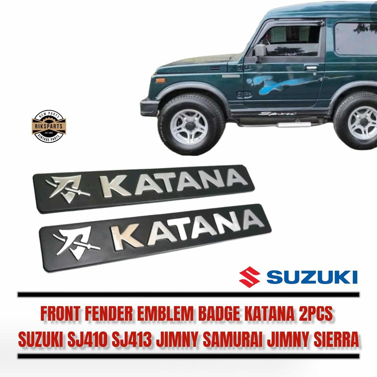 Fits For SUZUKI JIMNY SAMURAI SIERRA SJ410 SJ413 FRONT FENDER