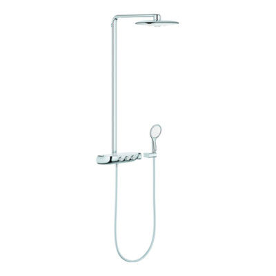 GROHE shower system Rainshower Smart 26250LS0 chrom/moon white