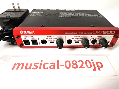 YAMAHA UW500 USB Audio Midi Personal Studio Interface Recording | eBay